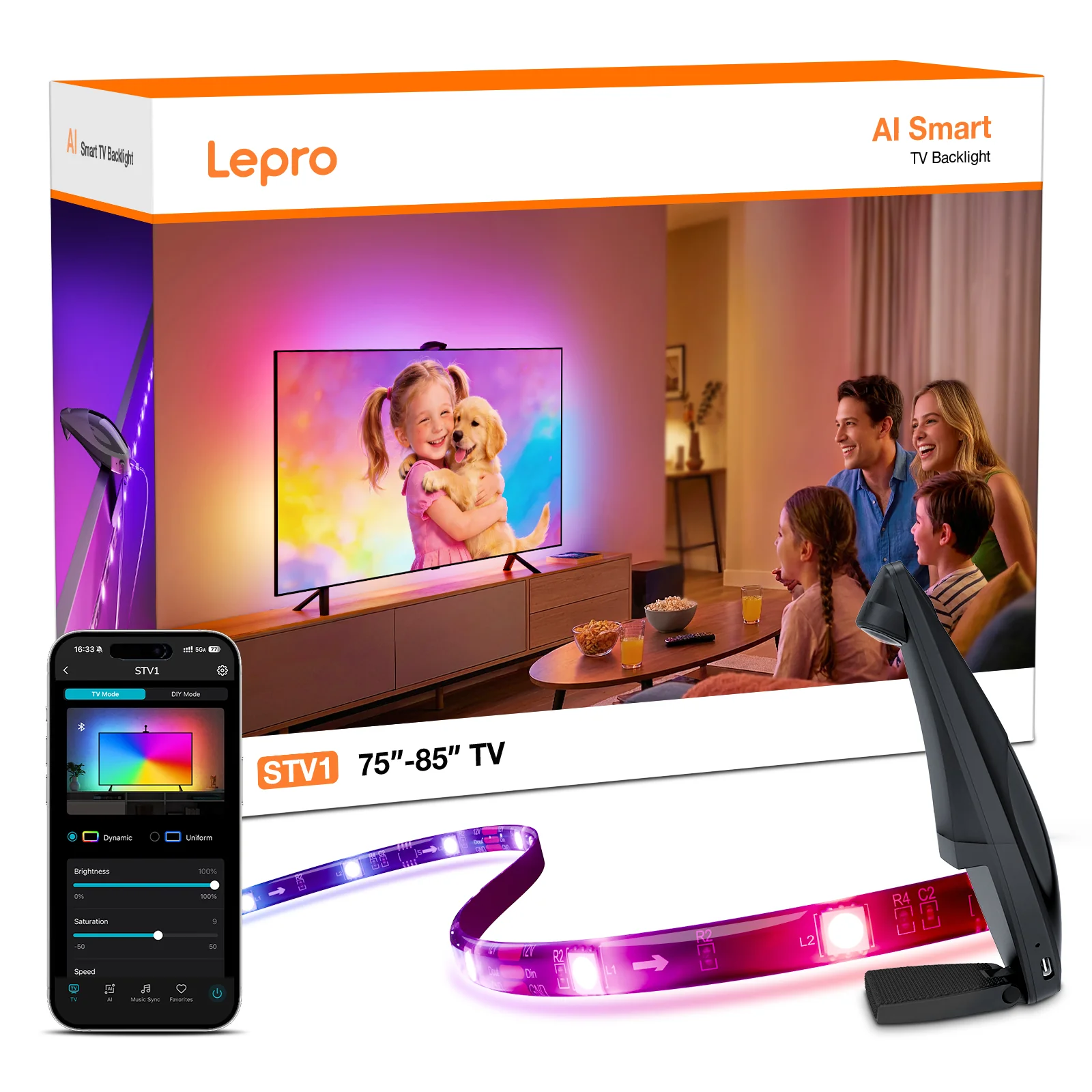 $1 Deposit for Lepro STV1 TV Backlight - Pay just $1, save 25% (up to $27.50) off - Image 2