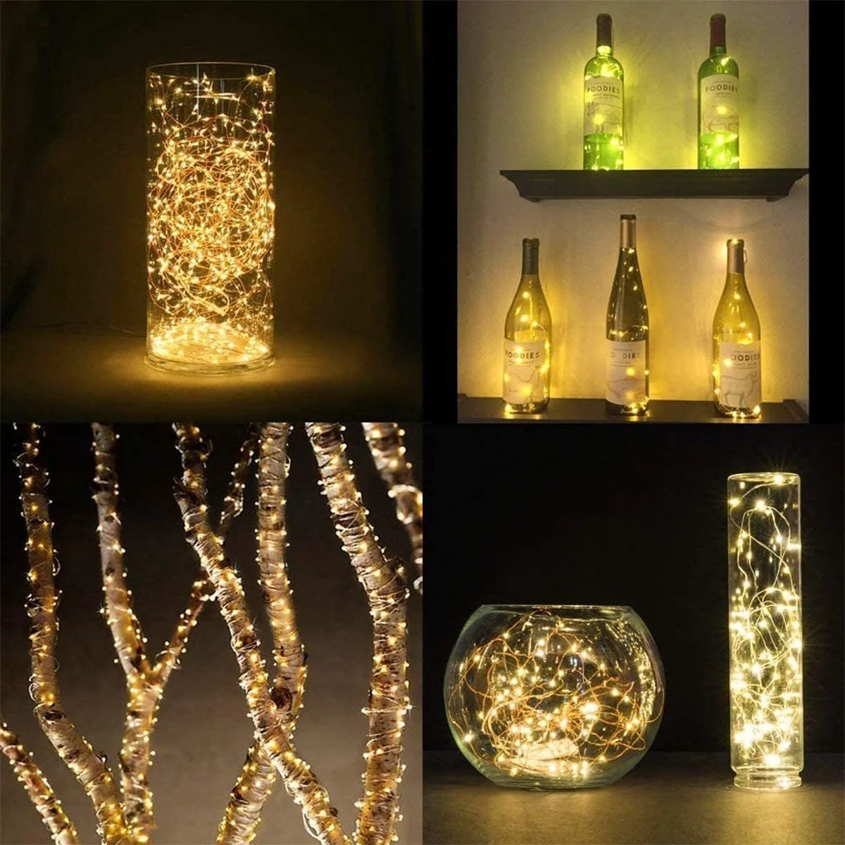 LE Decorative Copper Wire Lights (66ft, 200 LEDs) - Image 9