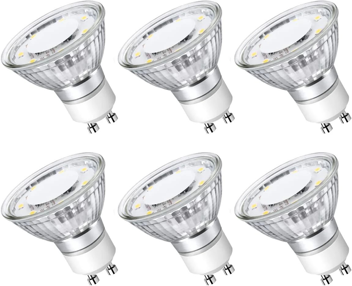 Lepro GU10 LED Light Bulbs, Non-Dimmable, 4W (35W Equivalent), 2700K Warm White, 100° Flood Beam - Image 10