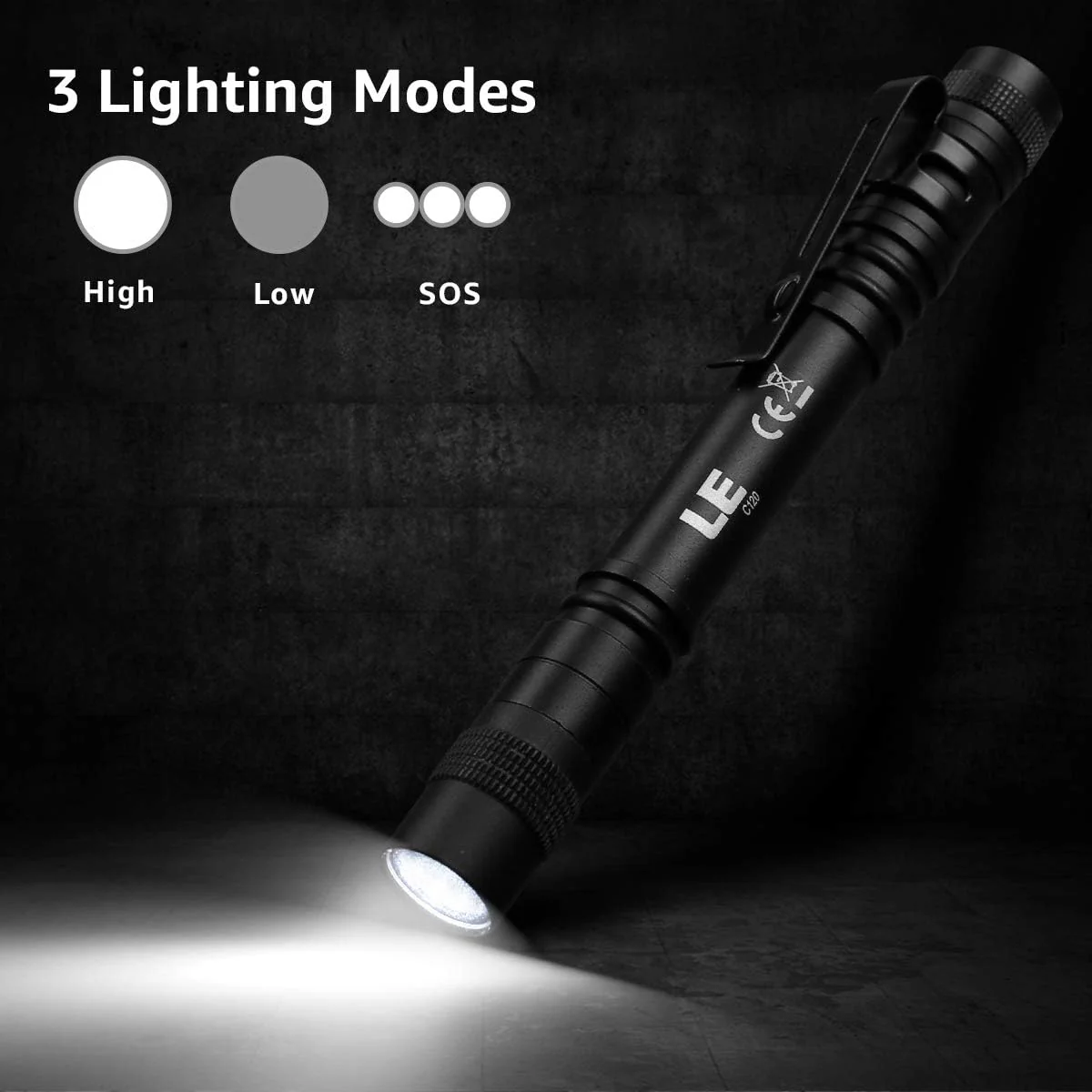 LE LED Pen Flashlights - Image 2