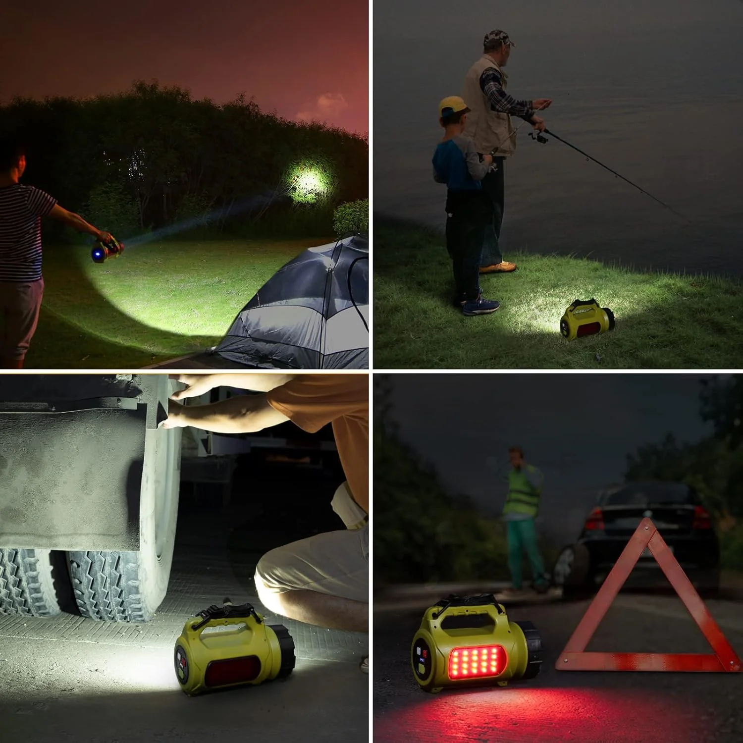Lepro Rechargeable LED Searchlight (1000 Lumens, 5 Light Modes, Waterproof) - Image 4