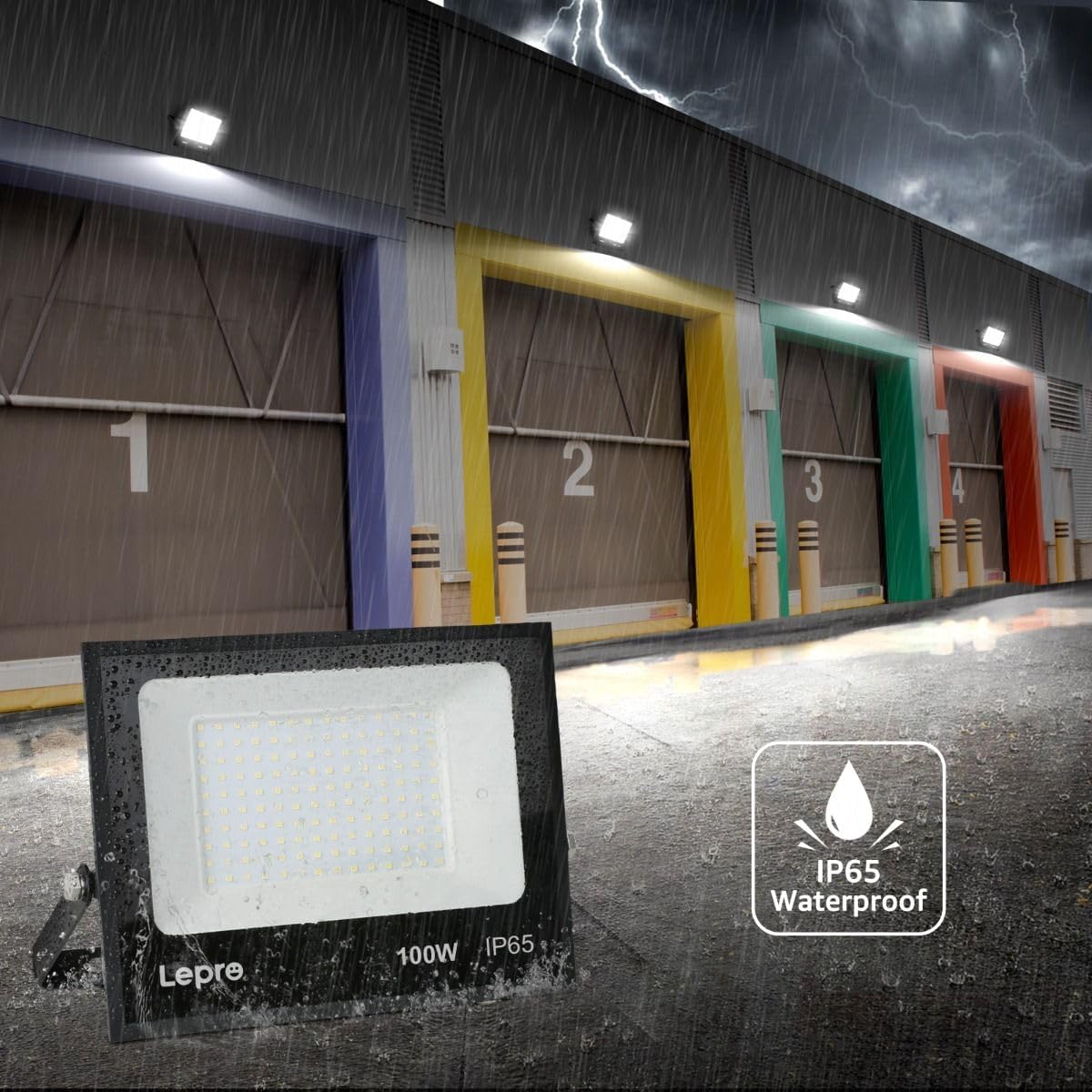 Lepro 100W Outdoor LED Flood Light - Image 9