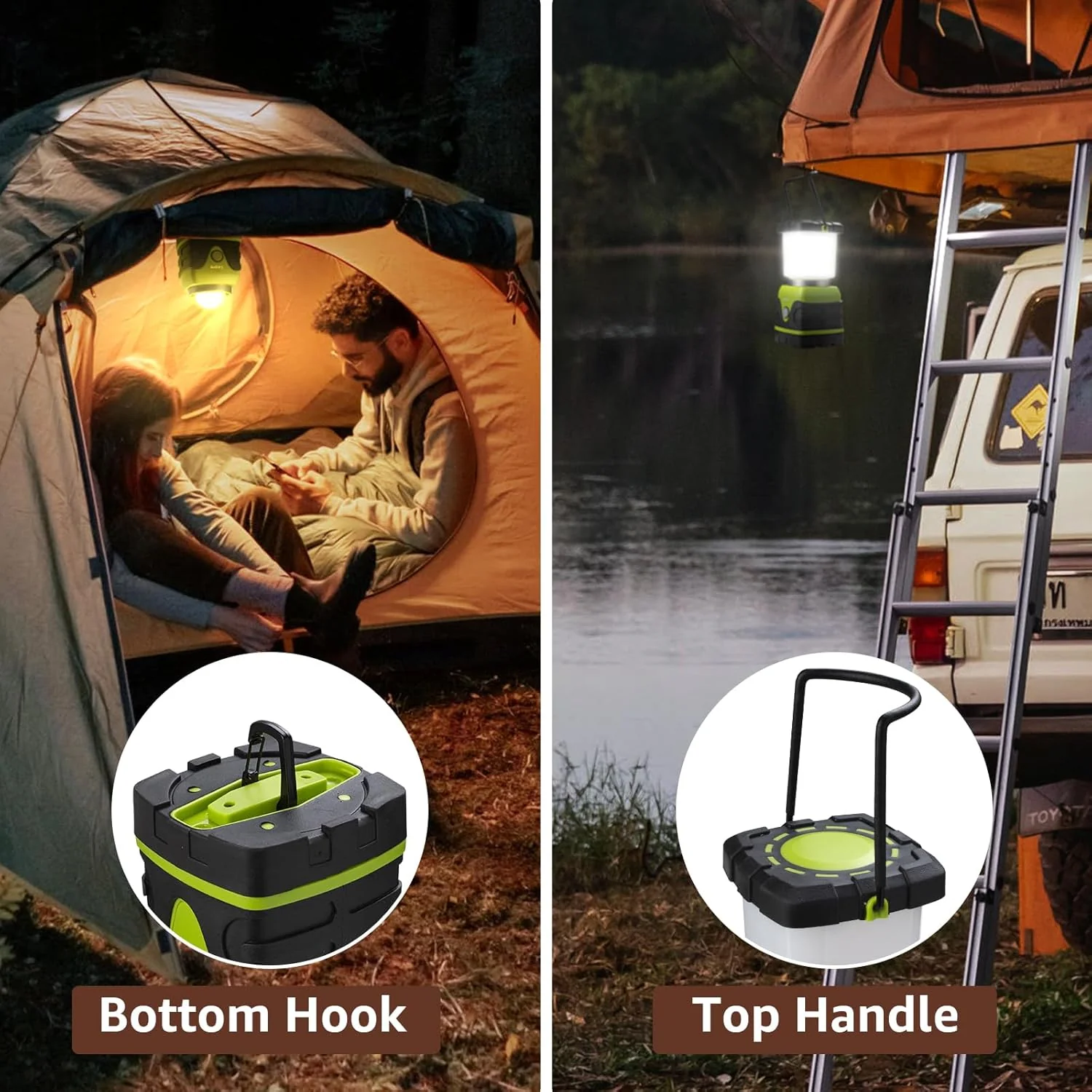 Lepro Battery Powered LED Camping Lantern (1500lm, with 4 Lighting Modes) - Image 5