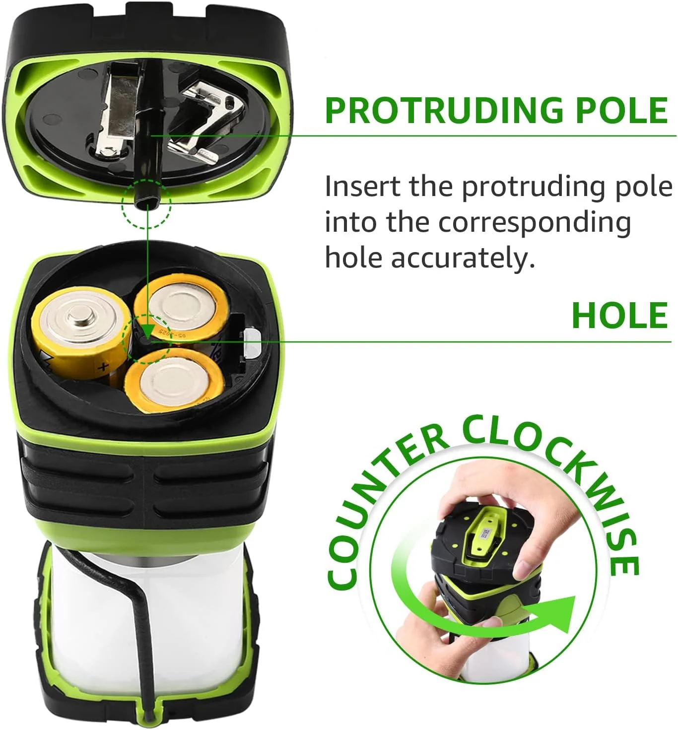 Lepro Battery Powered LED Camping Lantern (1500lm, with 4 Lighting Modes) - Image 8