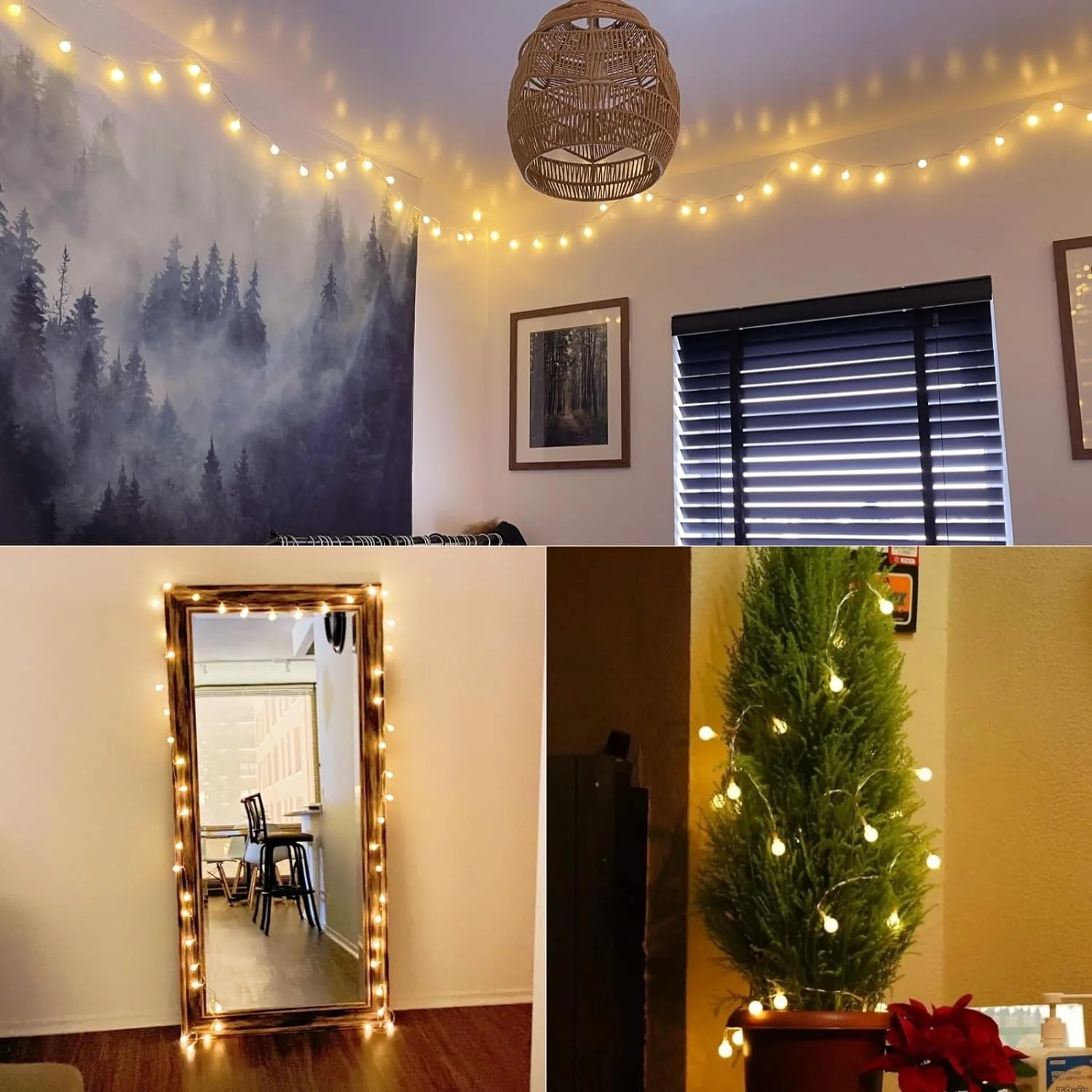 Lepro 16.4ft Battery Powered LED Globe String Lights - Image 5