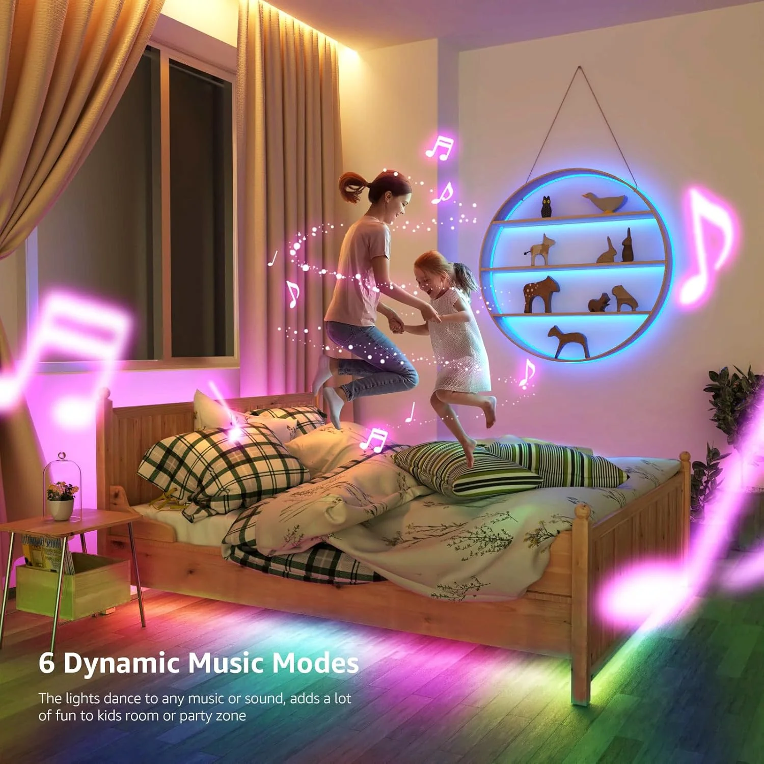 Lepro 16.4ft MagicColor Music Sync LED Strip Lights - Image 8