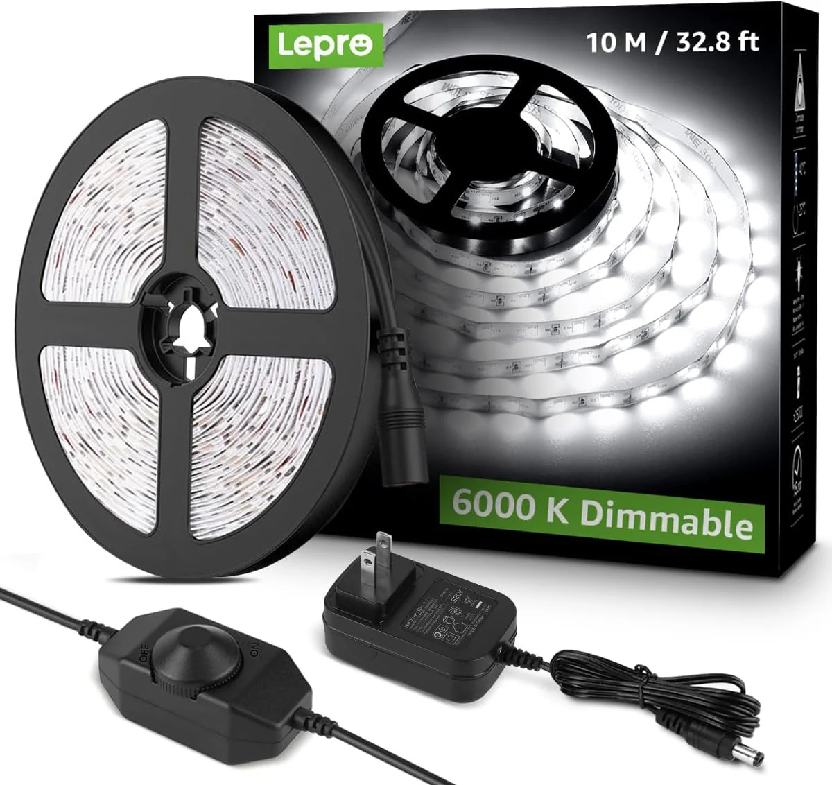 Lepro LED Strip Light (Dimmable, Daylight White) - Image 8