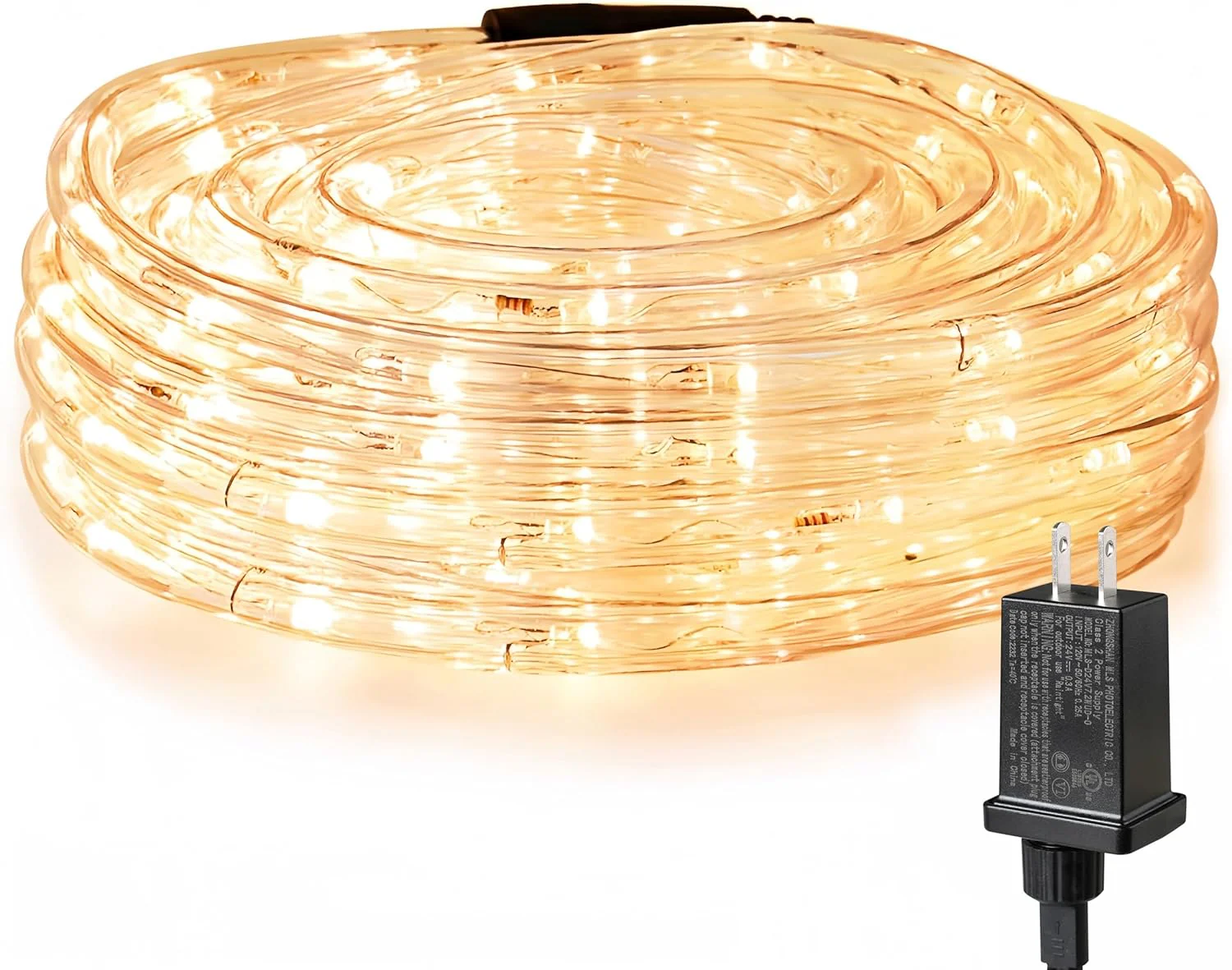 Lepro 33ft 240 LED LED Outdoor Rope Lights, 2700K Warm White