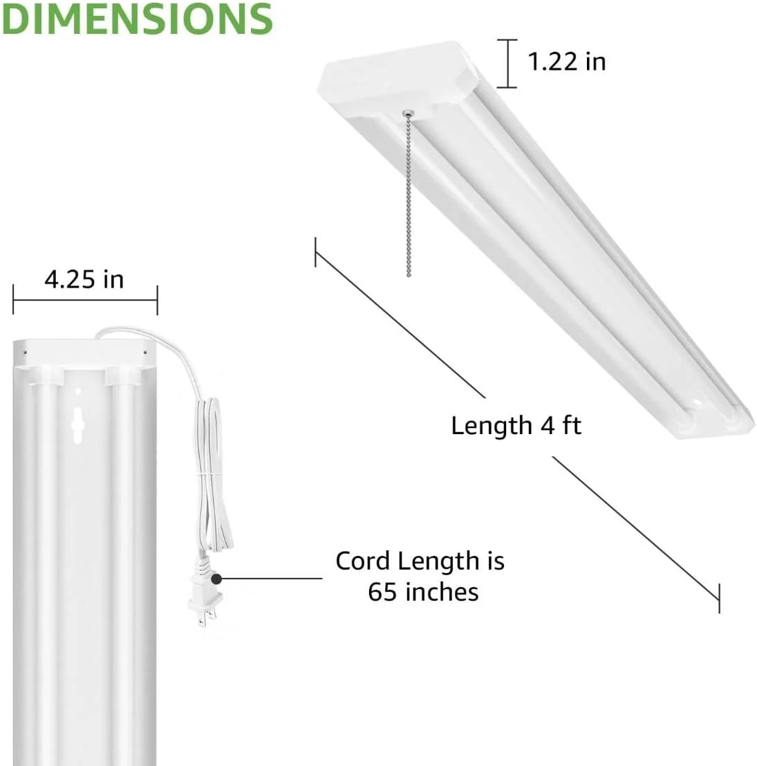 Lepro 6 Pack 4ft LED Shop Lights - Image 4
