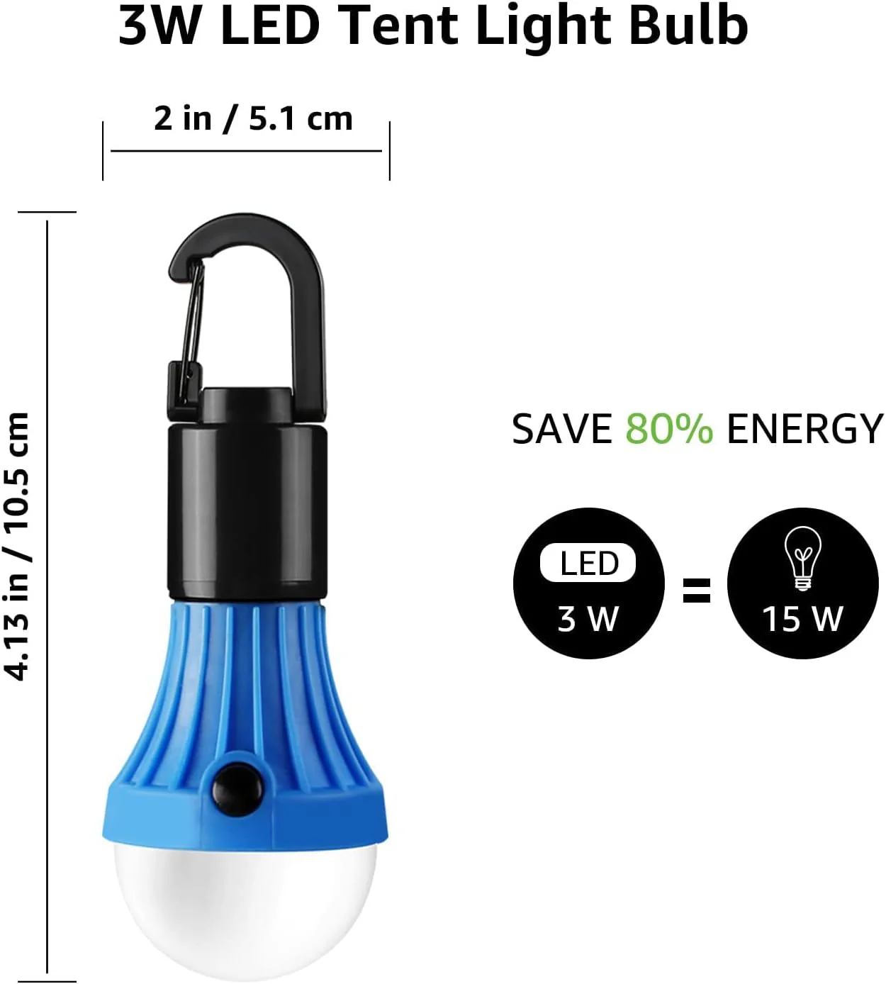 Lepro Camping Light Bulbs with Clip Hook (4 Pack) - Image 6