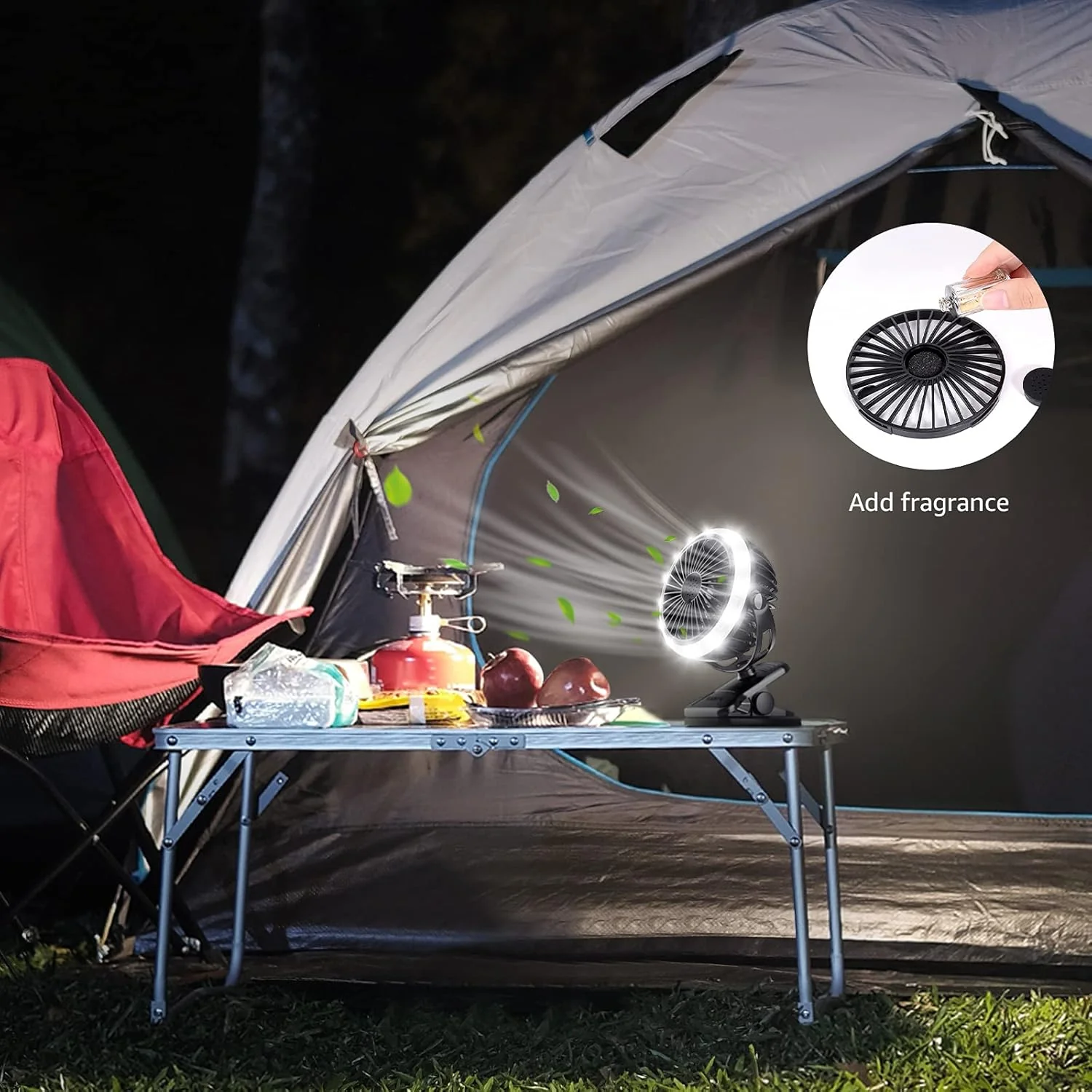 Lepro Camping Lantern with Camping Fan - Image 9