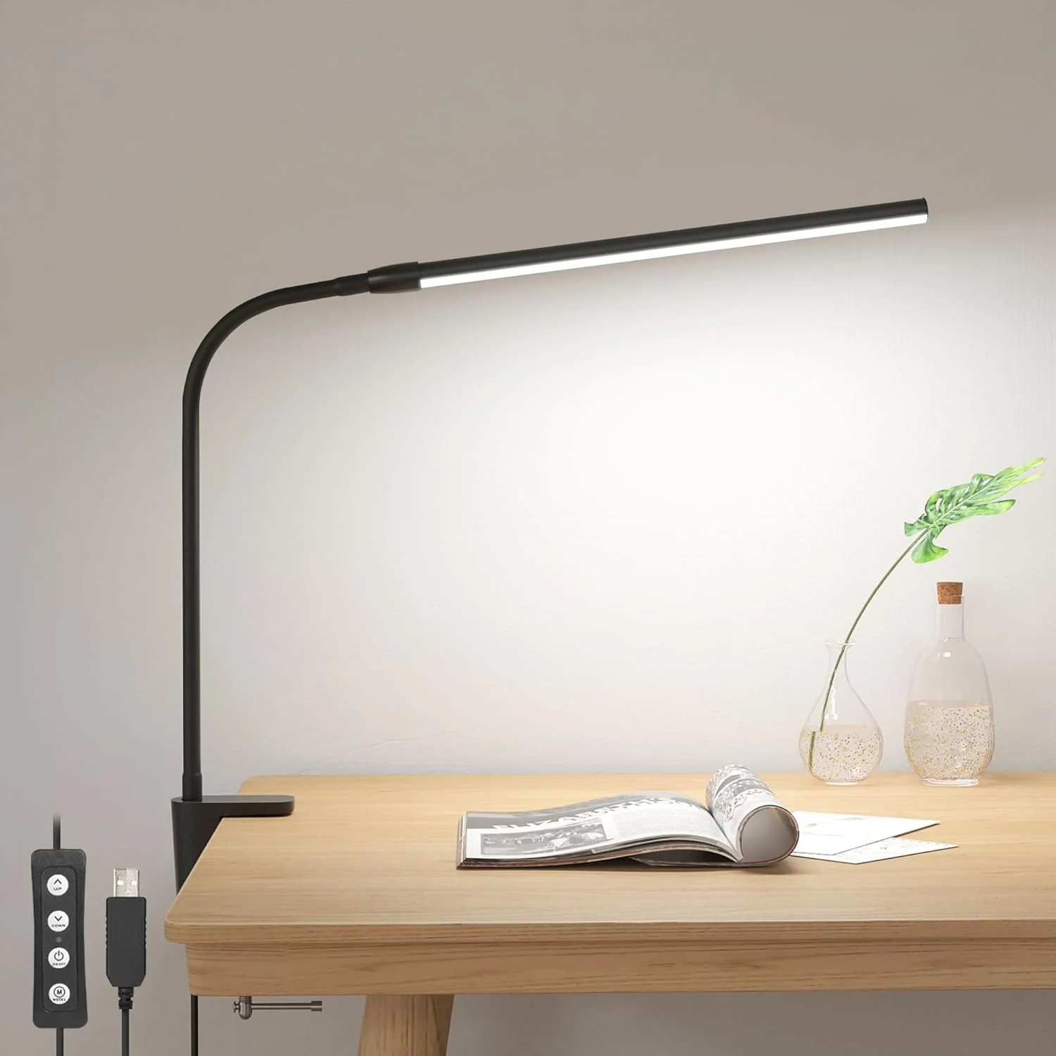 Lepro Clamp Desk Lamp (Dimmable, White/Black, Eye-Caring Reading Light) - Image 10