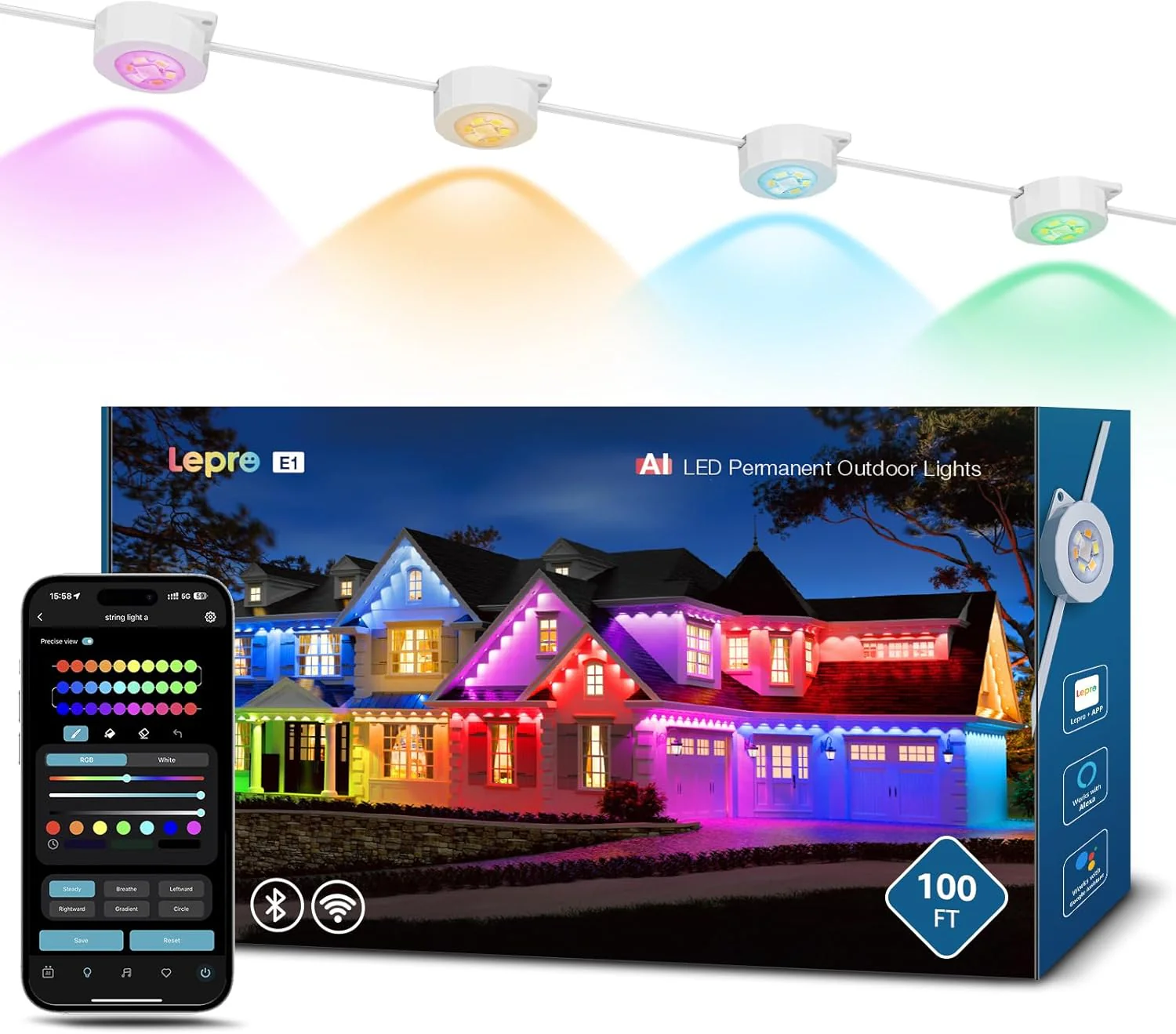 Lepro EE1 AI-Powered Permanent Outdoor Lights - Image 11