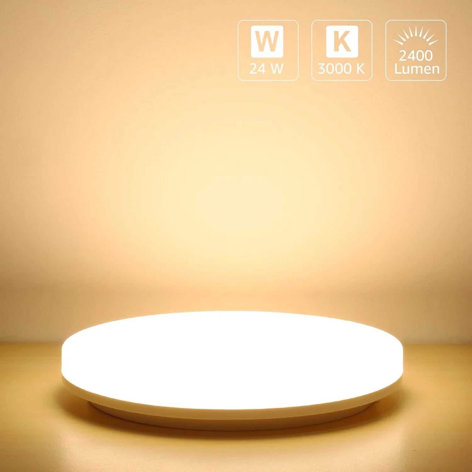 Lepro Flush Mount LED Ceiling Light 2400lm 200W Equivalent - Image 6
