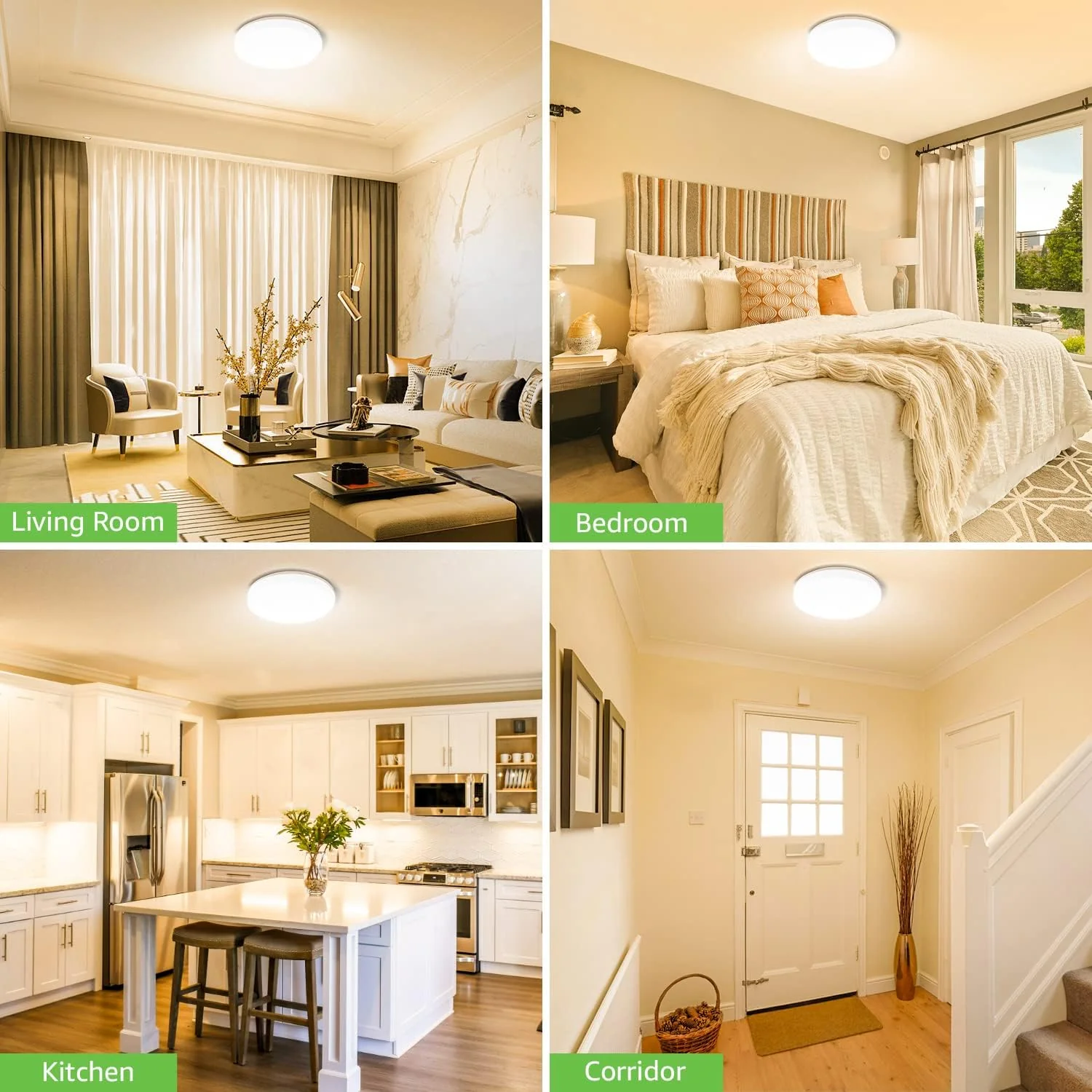 Lepro Flush Mount LED Ceiling Light Fixture - Image 7
