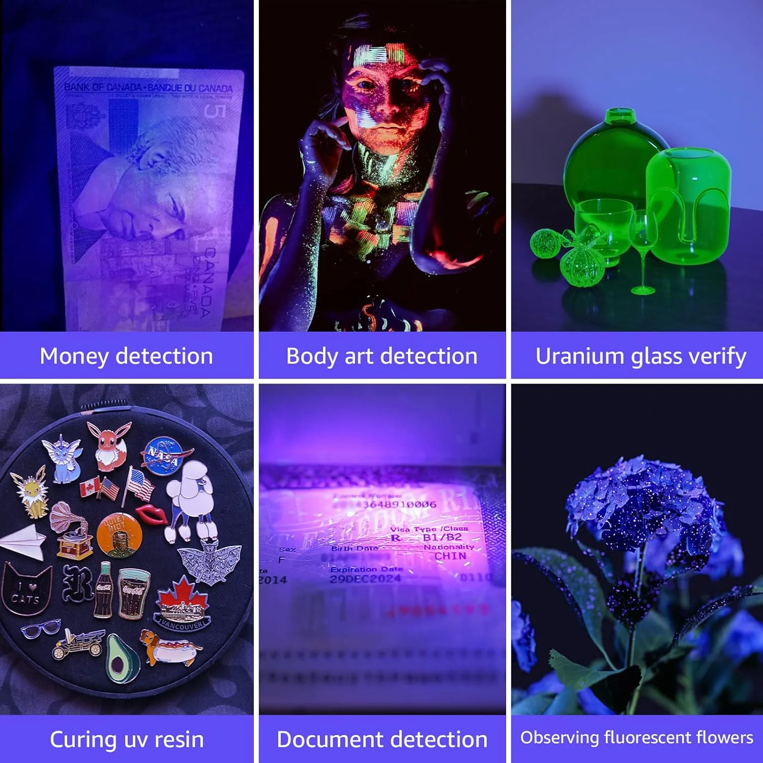 Lepro LE Black Light Flashlight with 21 LEDs - Image 4