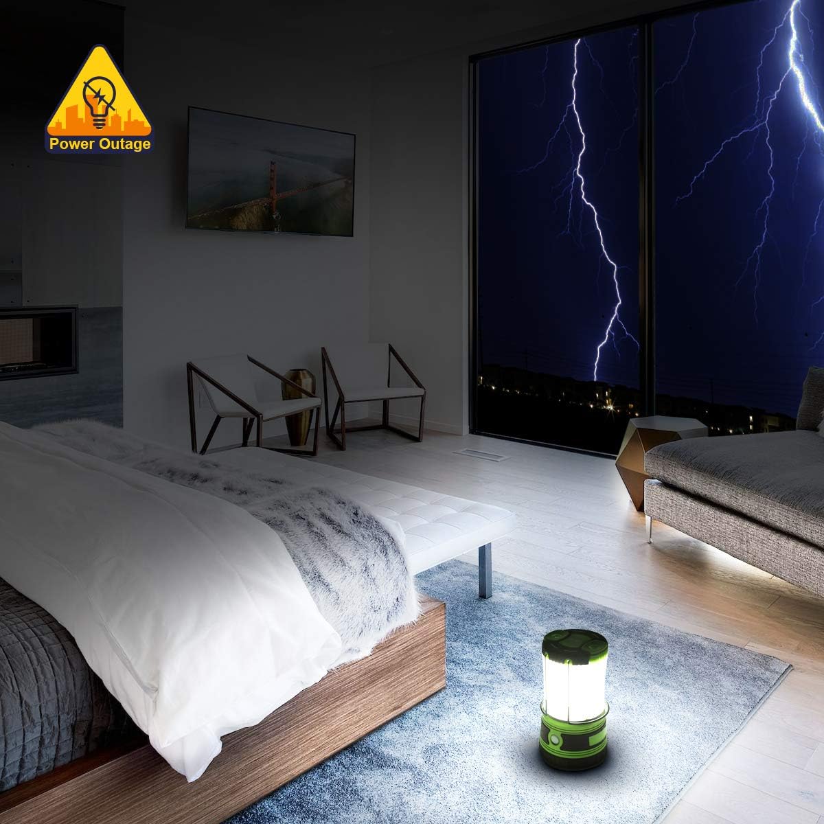 Lepro LED Camping Lantern Rechargeable or Battery Powered - Image 9