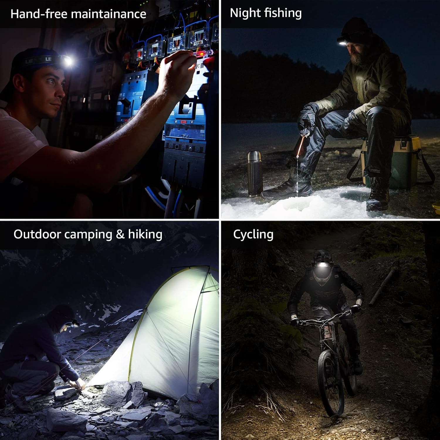 Lepro LED Headlamp (Black) - Image 9