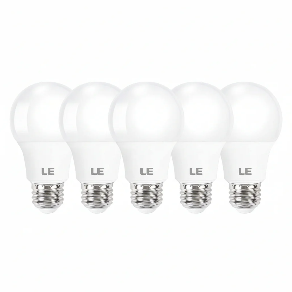 Lepro A19 LED Light Bulb, 5000K Daylight White, 800 Lumens, E26 Medium Base, Non-Dimmable, 9W (60W Equivalent) - Image 9