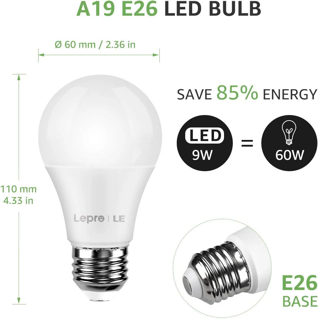Lepro LED Smart Light Bulbs 60W - Image 6