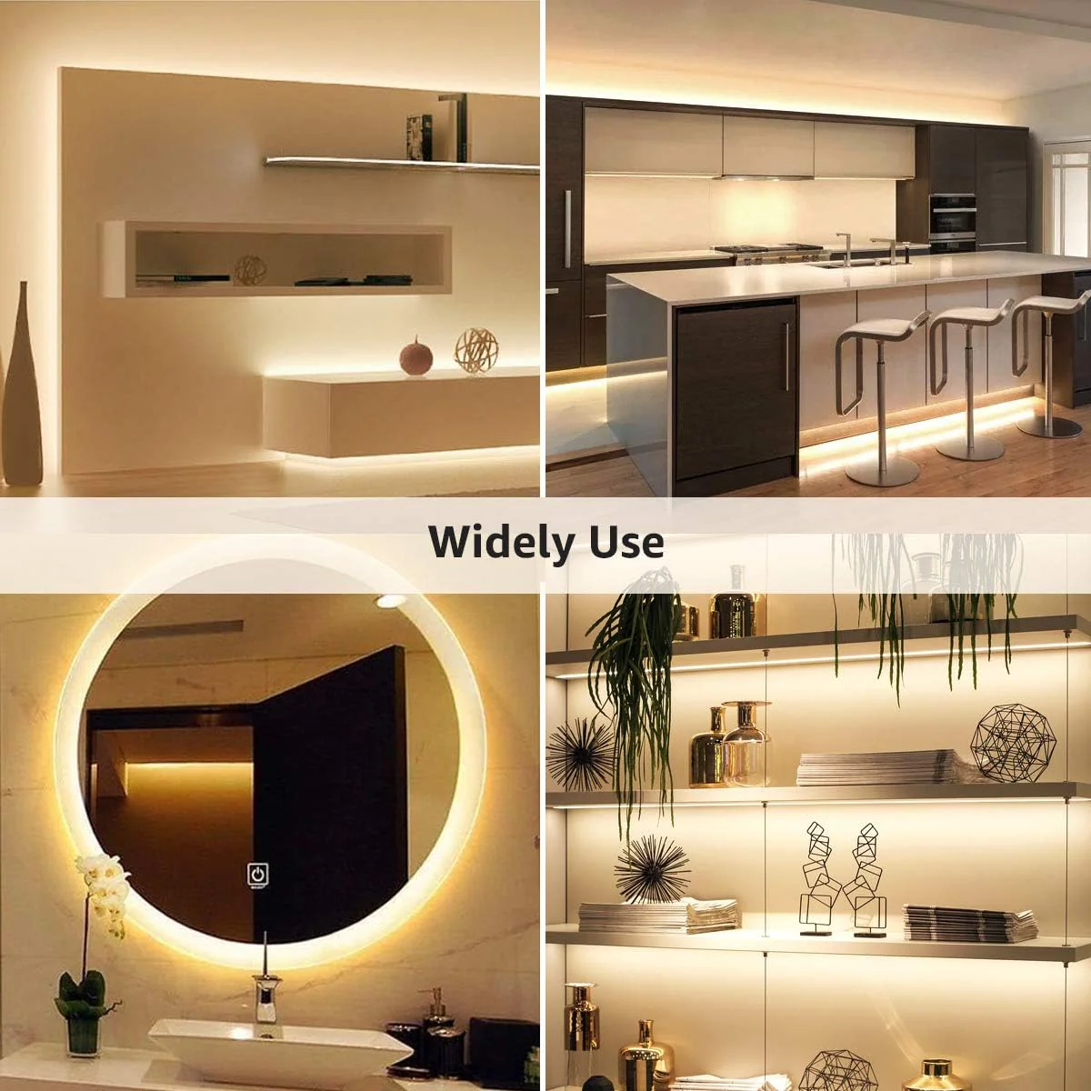 Lepro LED Strip Light (Strong 3M Adhesive, Warm White) - Image 4