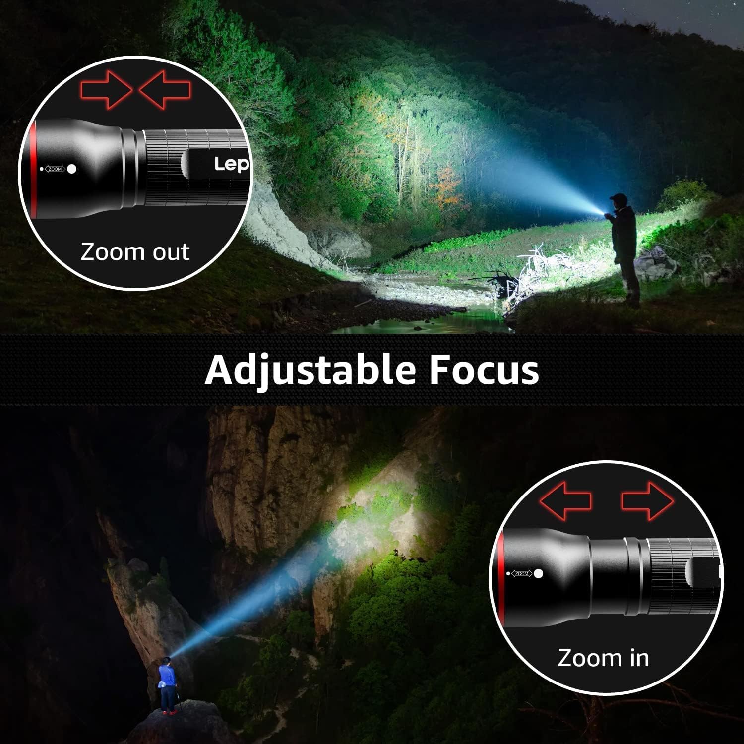 Lepro LED Tactical Flashlight - Image 3