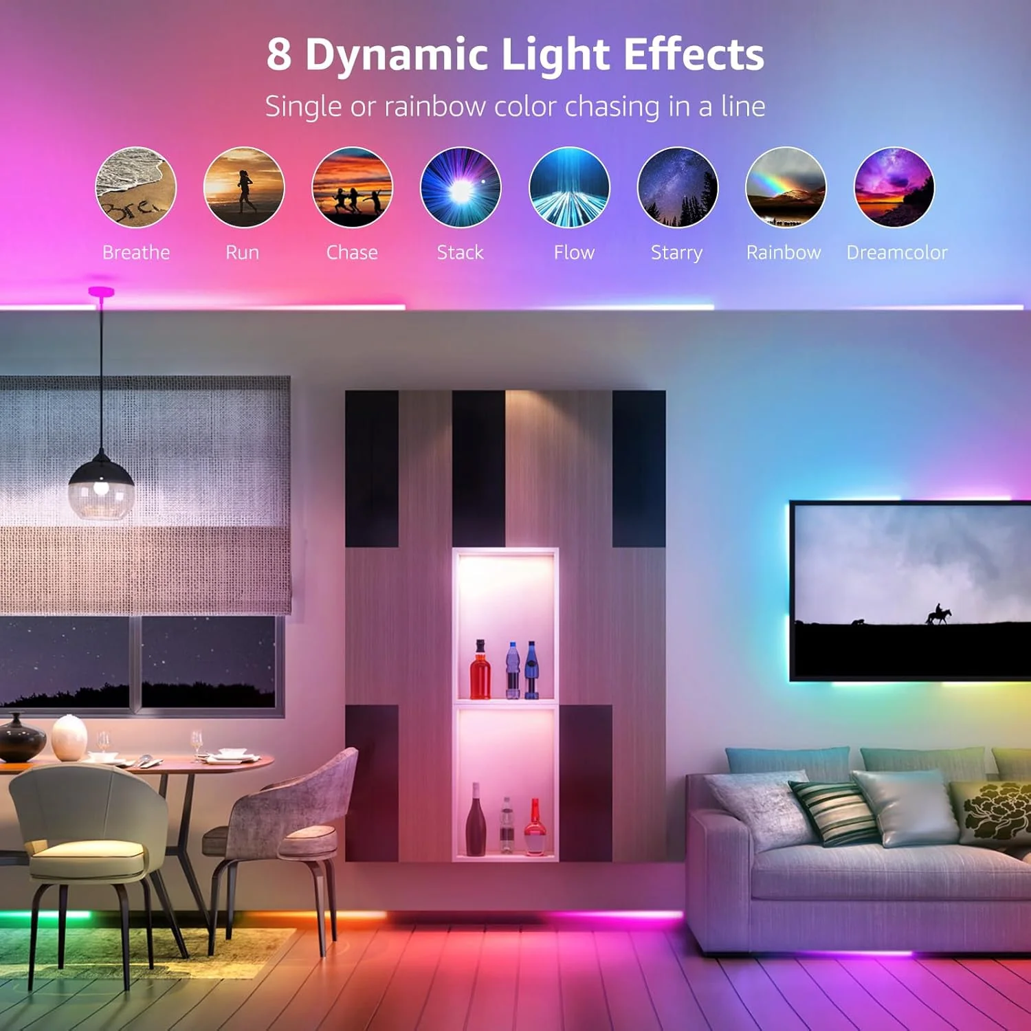 Lepro Magic Color LED Strip Lights 65.6ft - Image 7