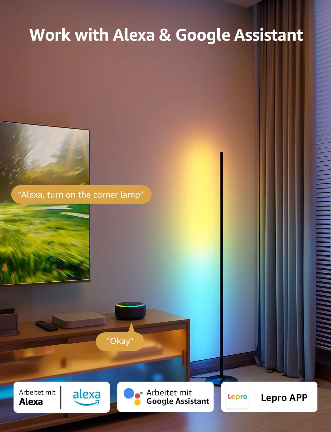 Lepro OE1 AI Floor Lamps - Image 6
