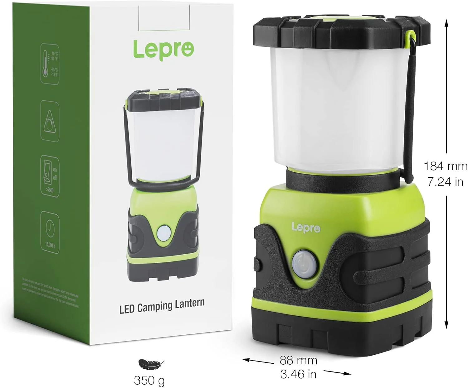 Lepro Rechargeable LED Camping Lantern (1600LM, IPX4 Waterproof) - Image 7