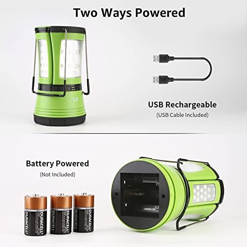 Lepro Rechargeable Camping Lantern (600 Lumens, Detachable Flashlight with USB & Car Charger) - Image 3