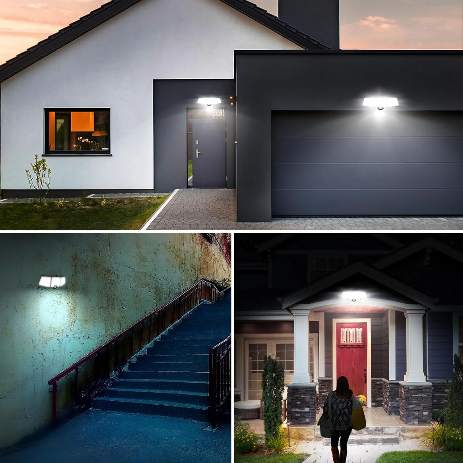 Lepro Solar Motion Sensor Flood Lights with Separate Solar Panel - 1000LM - Image 9