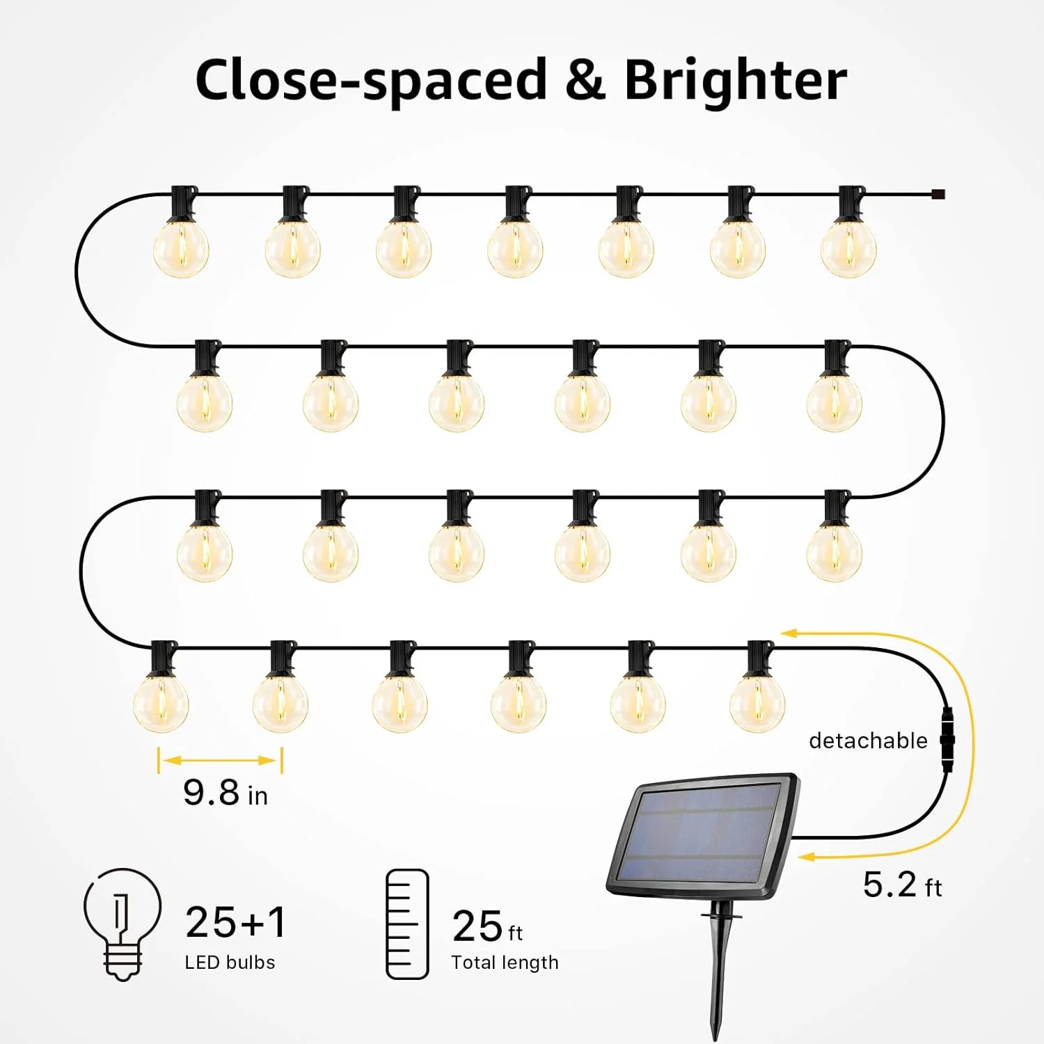 Lepro Solar Outdoor String Lights - Image 3
