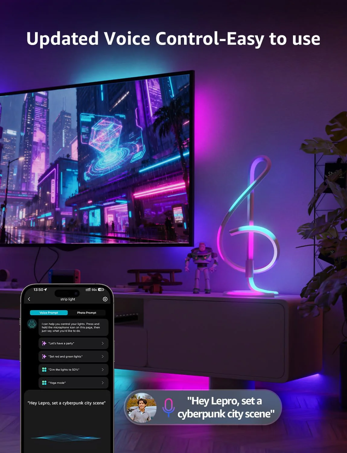 Lepro TB2 AI Smart Table Lamp - Image 3