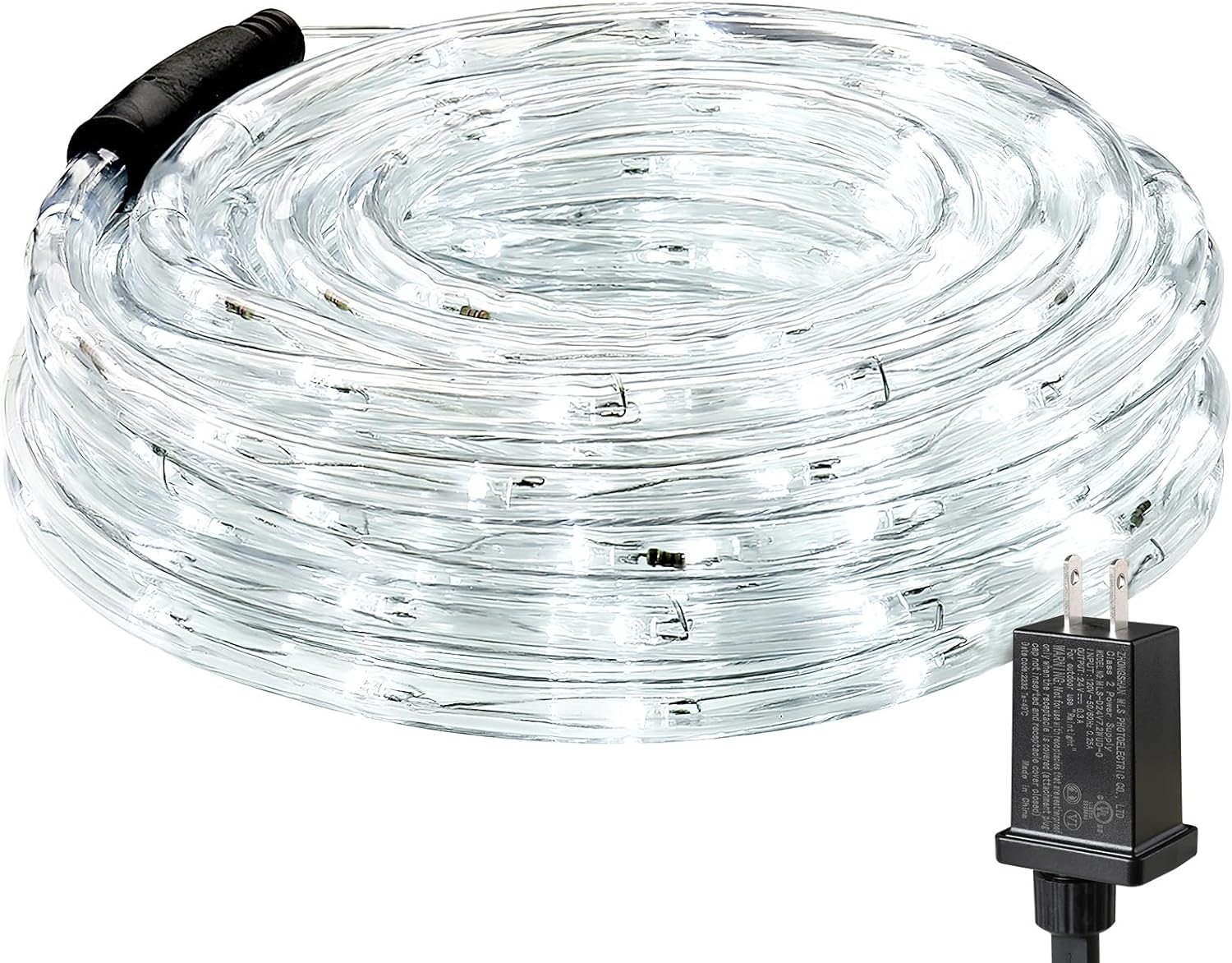 Lighting EVER Outdoor Rope Lights Cool White 6000K 33ft 240 LED
