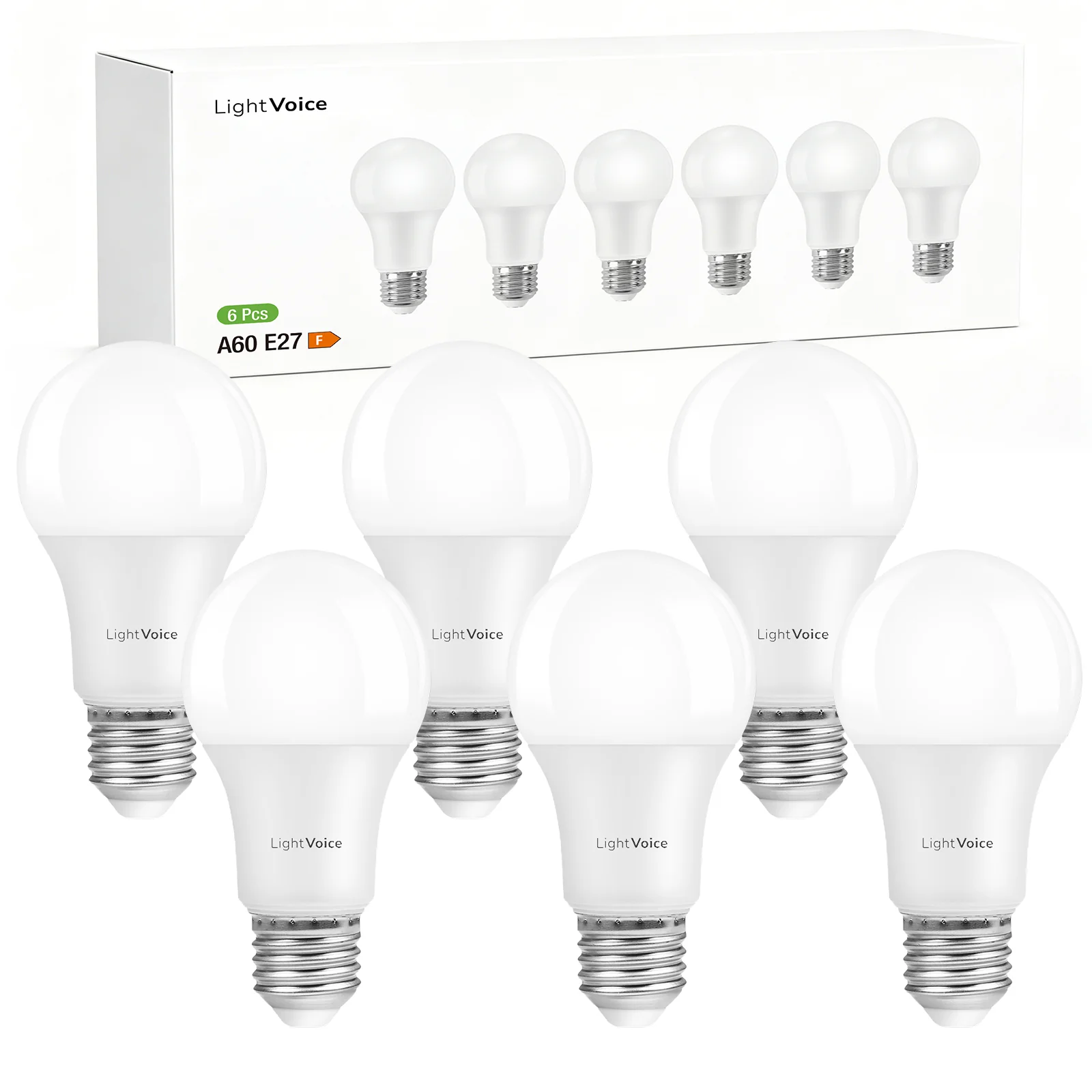 LightVioce A19 Dimmable LED Light Bulbs - Image 2
