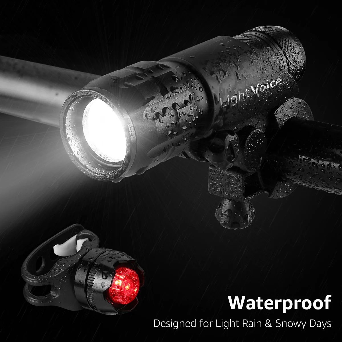 LightVioce LED Bike Light Set - Image 5