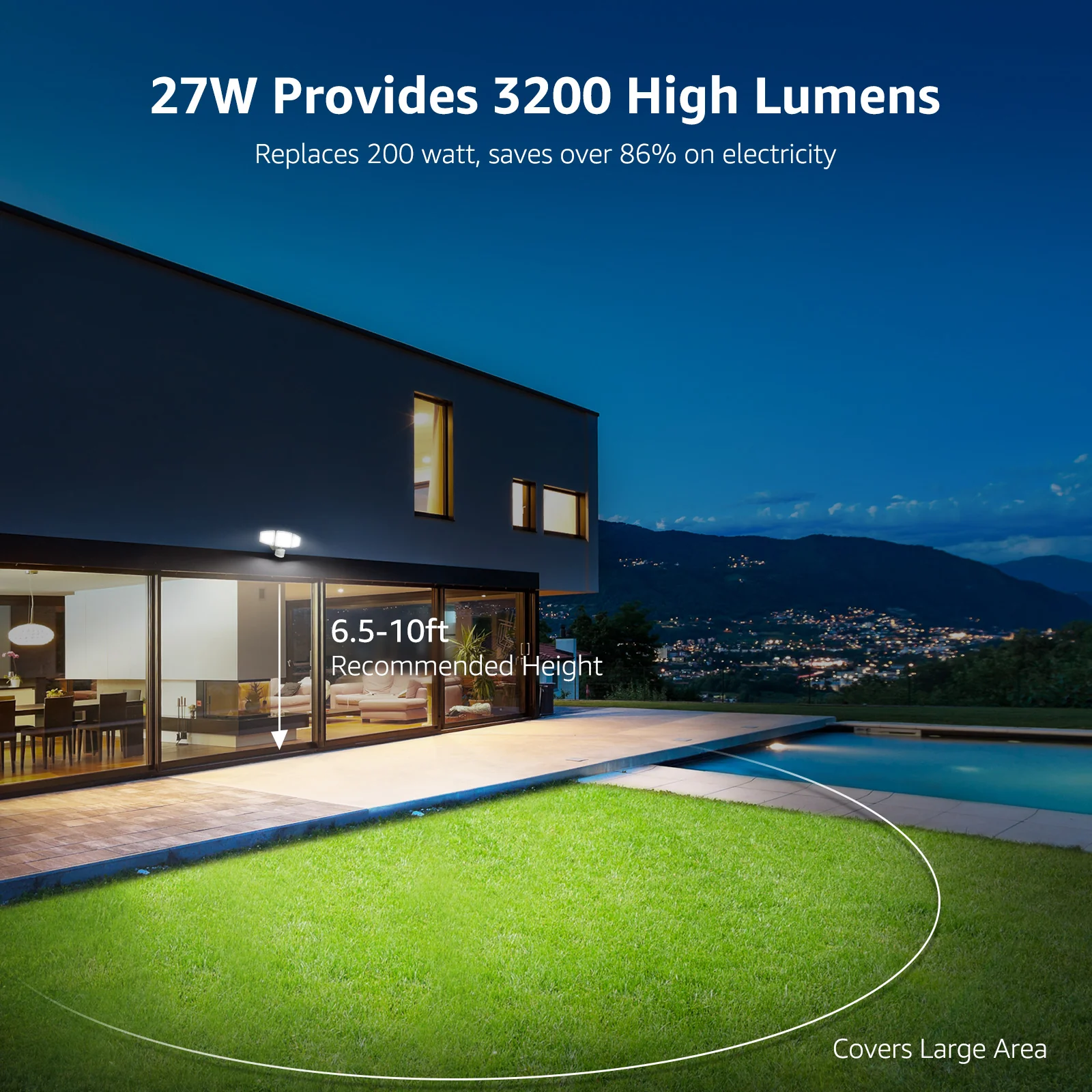 LightVioce Outdoor Motion Sensor LED Security Lights - Image 4